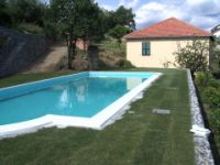 Piscina ad uso privato e sistemazione a verde. Celle Ligure (Sv)